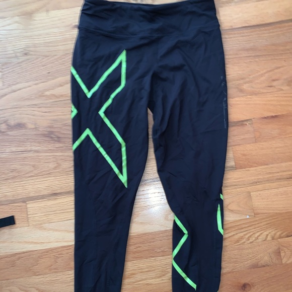 2xu Pants - 2XU Compression Leggings Tights Mid Rise